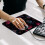 Dark Punk E Mouse Pad με αντιολισθητική βάση από καουτσούκ, τετράγωνο σχέδιο για φορητό 7