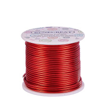 1 caja de alambre de aluminio de calibre 18 (1 mm), 150 m (492 pies), anodizado, para la elaboración de joyas, bisutería y manualidades con motivos