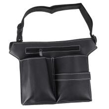 Hairdresser Tool Belt Leather Barber Scissor Holster with Large Capacity and Adjustable Waist for Salon Use