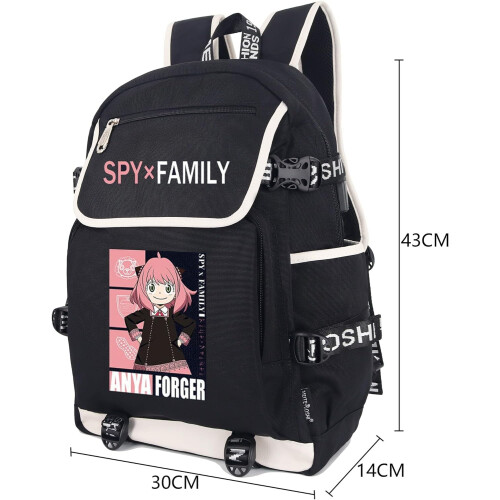 Σακίδιο πλάτης Anime SPYFAMILY για φορητό υπολογιστή με θύρα φόρτισης USB Σακίδιο πλάτης 2