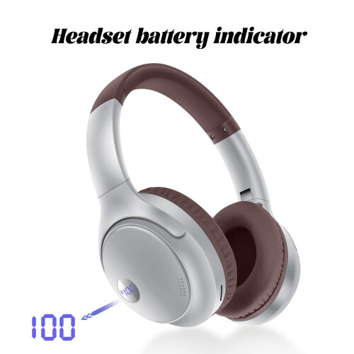 Ακουστικά Bluetooth Lulshou V5.3, Ασύρματα ακουστικά με ψηφιακή οθόνη μπαταρίας, 1