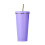 Uclet Glass&Bottle Διπλής Επίστρωσης από Ανοξείδωτο Ατσάλι Φορητό Μονωτικό Κύπελλο με 2