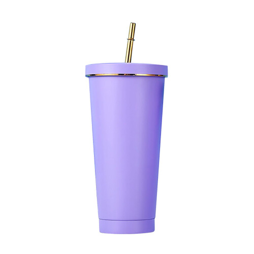 Uclet Glass&Bottle Διπλής Επίστρωσης από Ανοξείδωτο Ατσάλι Φορητό Μονωτικό Κύπελλο με 1
