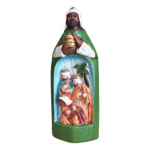 Yakbaofuo-Ornamente „Historischer Charme: Drei Männer-Sammelfiguren für Ihr Zuhause“ Weihnachts- und Halloween-Tischdekorationen