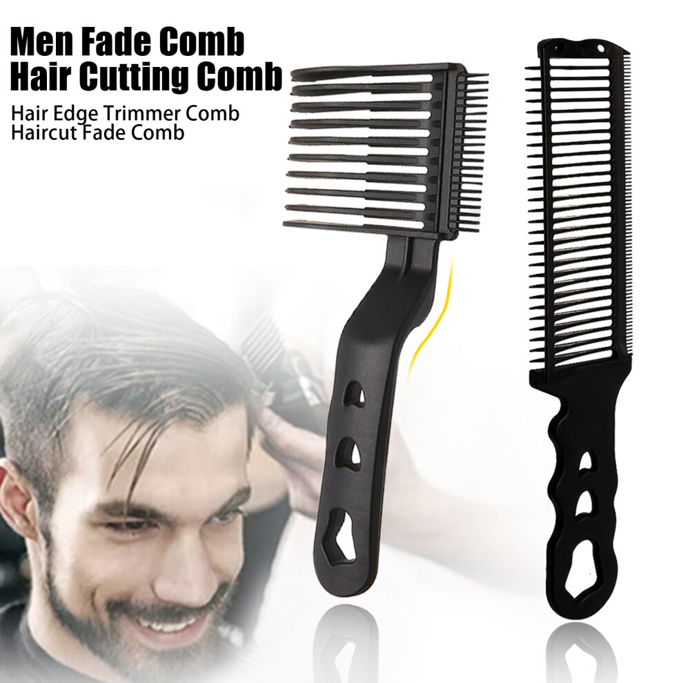 Xinyolin Barber Fade Comb: Anti-static Men Curved Blending Hair Clipper Guide Styling Comb