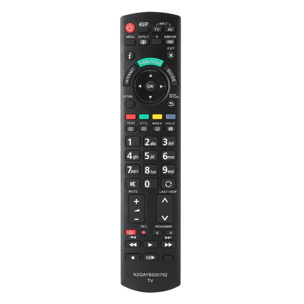 Emoshayoga 33Feet Distance Tv Remote Controller, Remote Controller, Sensitive Lcd Tv Remote Controller Replacement For N2qayb000752(Black) Black 9048212923824