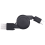 3X USB Type C USB3.1 Ανασυρόμενο καλώδιο φόρτισης, καλώδιο φόρτισης τύπου C USB-C, μαύρο 2