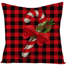 Set de huse de lenjerie pentru pernă decorativă de Crăciun, compatibil cu canapeaua de acasă, decor de Crăciun 2024 (1 buc)