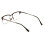 Men Aluminum Optical Frame Rectangular Reading Glasses with Titanium Temple Half Rimless144MM Ti04 +3.50 4