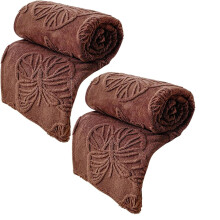 Xubond Fabric Summer Ice Blanket, Cool Quilt with Double Cold Effect & Fast Heat Absorption for Hot Sleepers, Brown Throw