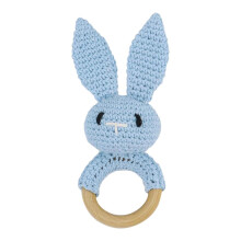 solacol Baby Boy Gifts, Handmade Rattle Grip Teethers for 3+ Months, Sore Gums Relief, Nursery Gift, Compatible with Baby Boy Toys