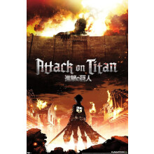 Αφίσα Attack on Titan - Fire Wall