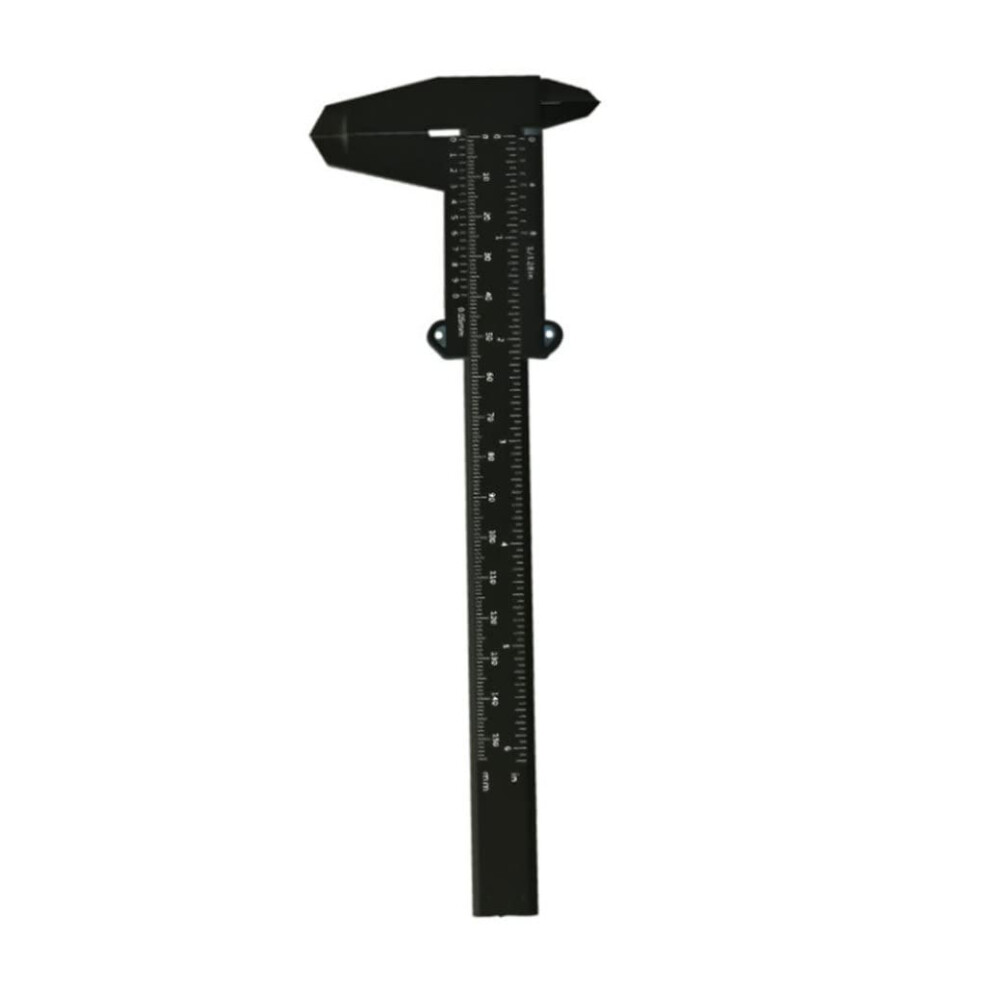 Black Eyebrow Ruler Microblading Measuring Tool With Sliding Vernier Caliper For Precise Brow Mapping