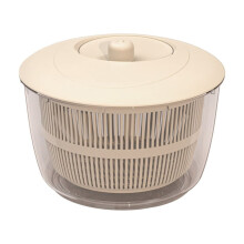 Yonrjhukm Multi-Function Vegetable Dehydrator with Manual Rotary Dumping, Compatible with Household Draining & Washing Basket