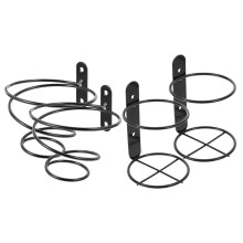 Wall Mounted Wine Rack Countertop Bottle Holder Single 4 Pcs Display Stand Desktop Iron Shelves Shelf
