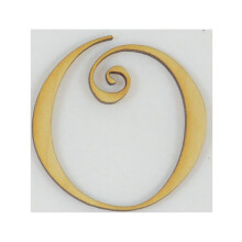 1 stuk, 30 cm x 0,6 cm dikke houten letter O in het Curlz-lettertype. Geweldig voor knutselprojecten en diverse decoraties.