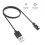 jixopn Μαγνητικό καλώδιο γρήγορης φόρτισης1M USB 2Pin καλώδιο φόρτισης για COLMI I30Smartwatch 5