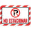 Nincs Estacionar Parkolás Tilos Spanyol tábla 1