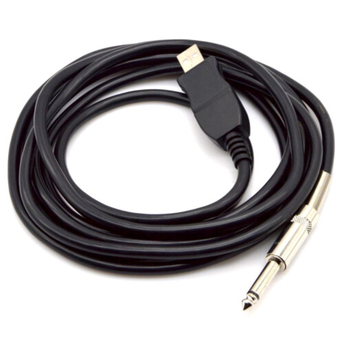 USB Guitar Adapter Cable Music Production Experience with Easy Connectivity Various Windows Platforms Cable