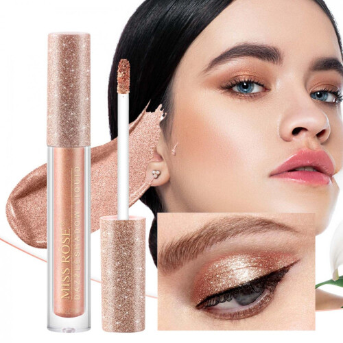 Glitter Eyeshadow Waterproof Liquid Long Lasting Pearlescent Shimmer Eye Makeup 1