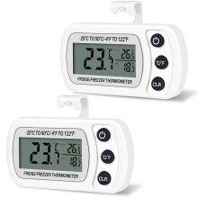 IC Digitalt Kjøleskaps-Frysertermometer Temperatur - med Krok