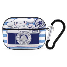 Custodia Cinnamoroll compatibile con AirPods Pro, design carino da donna, supporta la ricarica wireless