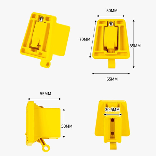 Til Brompton Foldbar Cykelholder Adapter Beslag Forreste Adapter Lejeblok Gul 1
