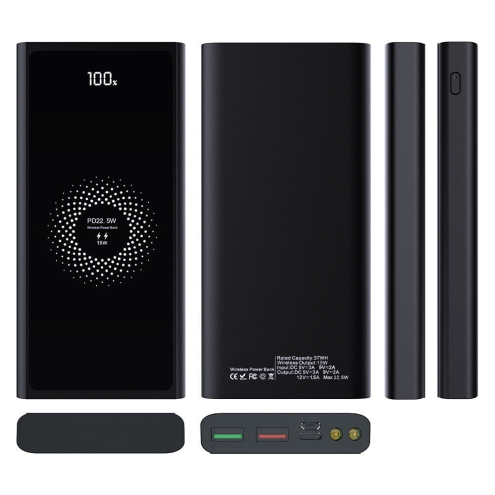 Qi Wireless Power Bank 900000Mah Backup Fast Portable Charger External Battery 9395123345697