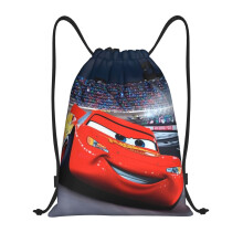 Disney Pixar Auta Klasická taška se stahovací šňůrkou, Skládací, Sportovní, Fitness, Taška se stahovací šňůrkou, Unisex, Cestovní