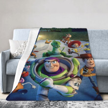 Couvertures Toy Story en peluche pour voyage, chambre, salon, canapé, bureau