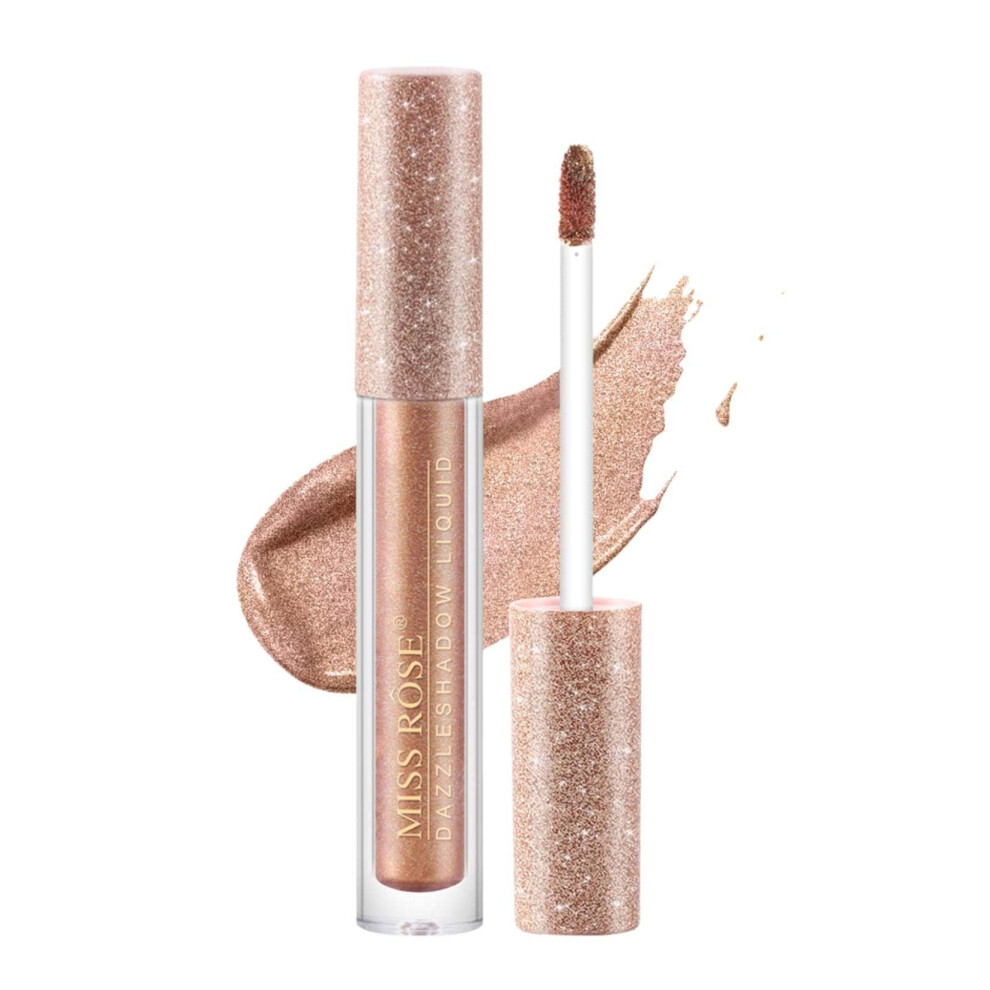 Glitter Liquid Eyeshadow Stick Long Lasting Waterproof Metallic Shimmer Christmas Eye Makeup 3ml