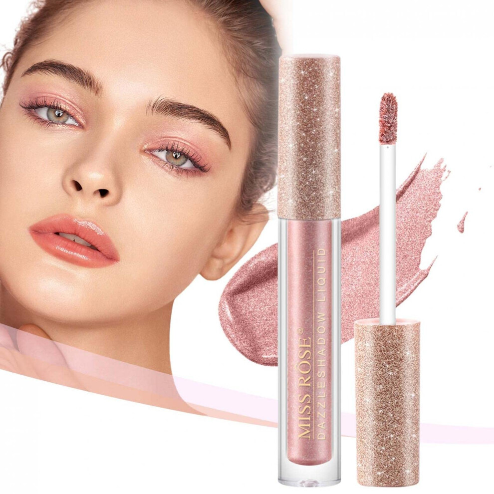 Liquid Glitter Eyeshadow Long Lasting Shimmer with Water Infused Formula Pearlescent Eye Makeup