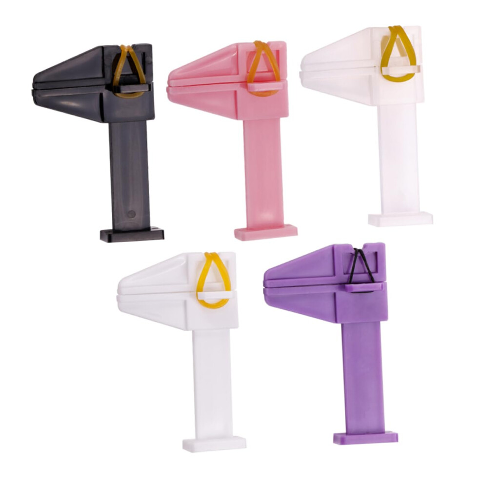 Nail Extension Clips Set with Secure Positioning for Acrylic Nails Adjustable Manicure Tool 5pcs