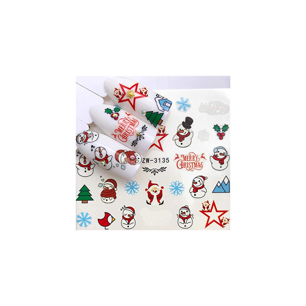 DIY Floral Nail Art Stickers YZW3135 SelfAdhesive Flower Nail Decals for Professional Finish