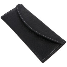 Hairdressing Scissor Pouch Leather Barber Tool Holder Durable Lightweight Case for Salon and Travel