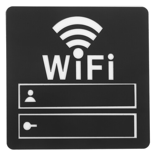 Wifi Passwort Schild Aufkleber Wandtattoo Netzabdeckung