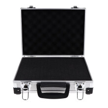 Aluminum Barber Tool Case with Lockable Waterproof Padded Interior for Hairdressing and Travel