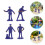 100Pcs Simulation Mini Police Characters For Sand Table Decorations 9
