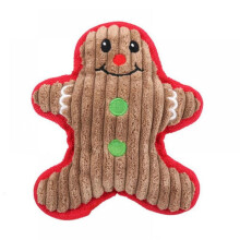 Brinquedos de pelúcia da série Pet Christmas que fazem barulho de mastigação e mordida. Brinquedos divertidos para cães mastigarem.