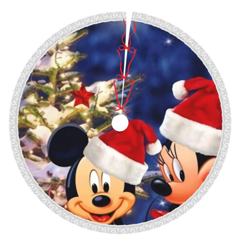 Φούστες χριστουγεννιάτικου δέντρου Mi-Ckey Mouse 48" ιντσών, χαλάκι χειμερινού δέντρου,