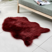 Tapis OYIGU en imitation laine et peau de mouton, antidérapants, pour chambre, salle de bain ou sol de chambre.