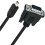 ΓΙΑ Μίνι USB Αρσενικό 5 ακίδων σε VGA D-SUB15 Αρσενικό Καλώδιο Προσαρμογέα για Κινητό DVD 1