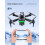 Drone με κάμερα 1080P για ενήλικες και παιδιά, πτυσσόμενο τετρακόπτερο τηλεχειρισμού 8