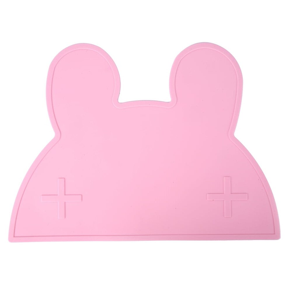 Kids Placemats Household Decor Child Tableware Silica Gel