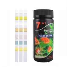7 az 1-ben vízminőségi tesztcsíkok keménység pH fluorid otthoni vízminőség-teszt ^θ W0U6