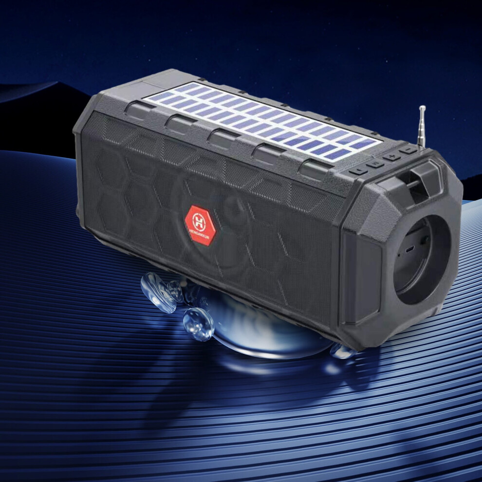 Back To School Bluetooth Speaker Multifunction Radio Strong Torch Outdoor Solar Bluetooth Audio Clearance! Light 9048212164289