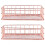 Καλάθι Αποθήκευσης Heaveant, 2 τεμάχια Nordic Simple Rose Gold Σιδερένιο Καλάθι Αποθήκευσης, 1