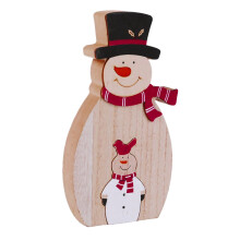XIUH Decoração de Natal - Grande Promoção! Mini Árvore de Natal de Madeira para Mesa - Enfeite de Festa de Natal - Liquidação!