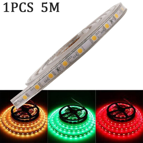 5050 Ταινία Φωτός LED Dc12V Smd60 Αδιάβροχη Ταινία LED/M Ταινία Φωτός Smd 5M 2