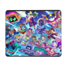 Brawl Stars Gummi Lås Kant Musemåtte, Kontor Skrivebordsmåtte, Skriveblok, Multi Code Gamepad Musemåtter til Computere Bærbar Mus Musemåtte